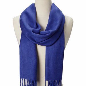 Oussum Viscose Blue Scarve Girls Scarf Streetwear with Fashion Shawl for Women